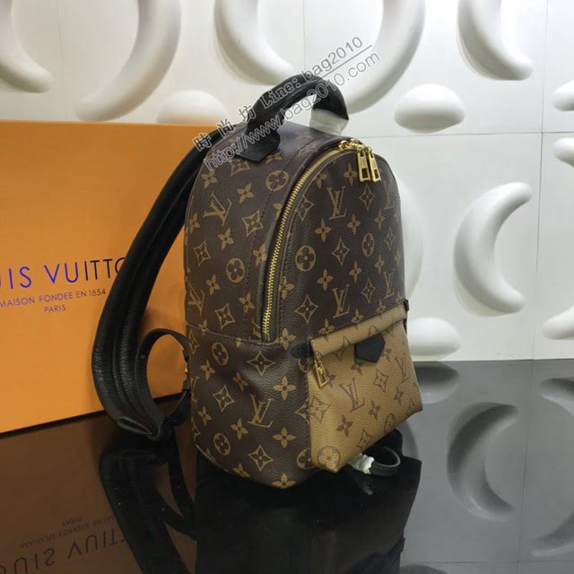 路易威登LV雙肩包 M44871 新潮雙肩包 lv新款老花手提背包 女士後背包  ydh3803